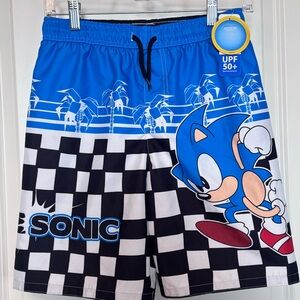 Sonic boys swim trunks NWT size 12/14